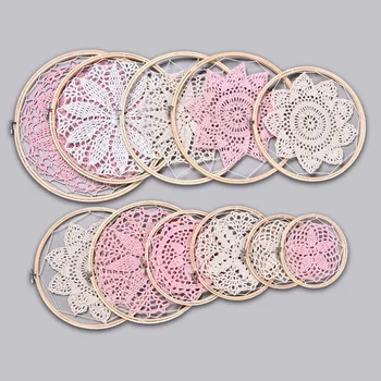 

Dream Catcher Set Large Background Wall Hanging Decoration Home Ornament Wedding Backdrop E2S