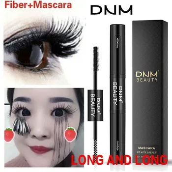 

DNM 4D Double Head Mascara Grafted Grow Waterproof Warm Water Eye Lashes Extension maquiagem profissional completa rimel E0310