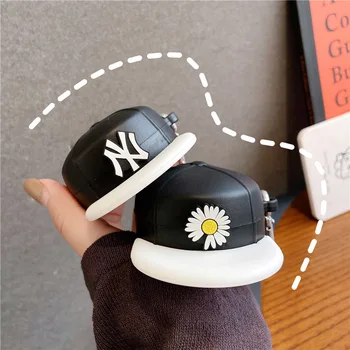 

New Fashion Hat Design Silicone Cover for Apple Airpods Pro Case Wireless Earphone Case for Huawei FreeBuds 3 Case