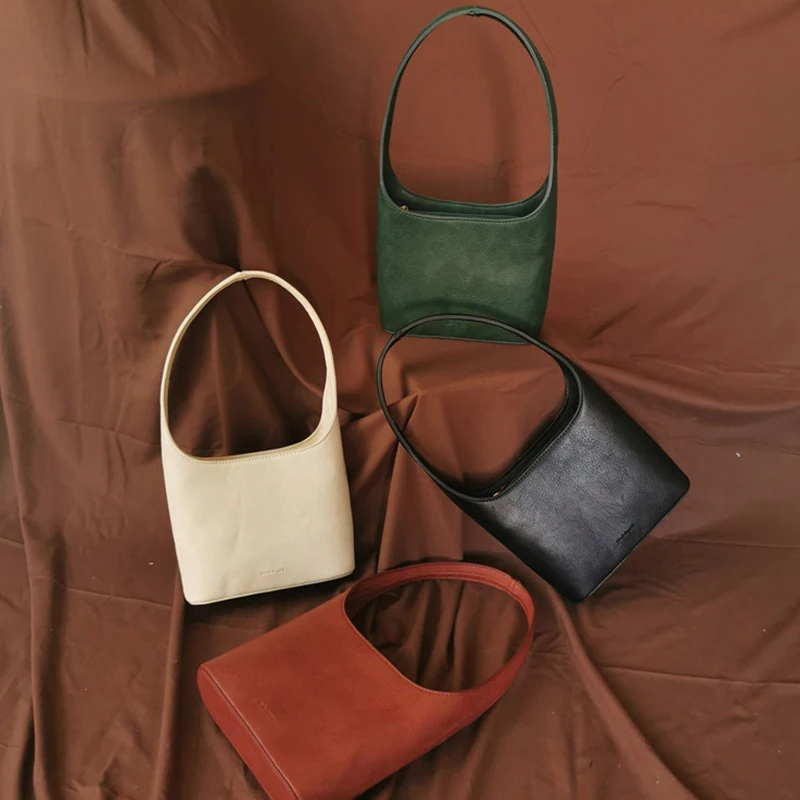 

Retro Solid Color Women Shoulder Bags Fashion Underarm Bags Casual Small Flap Bag Ladies Handbags Chic Female Evening Bag Purse