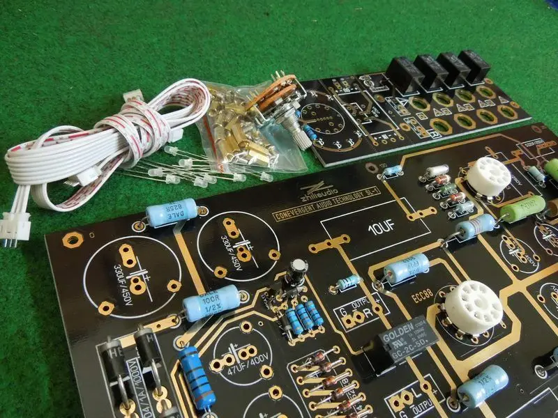 Famous circuit 12AU7 12AX7 Tube preamplifier KIT DIY preamp 3