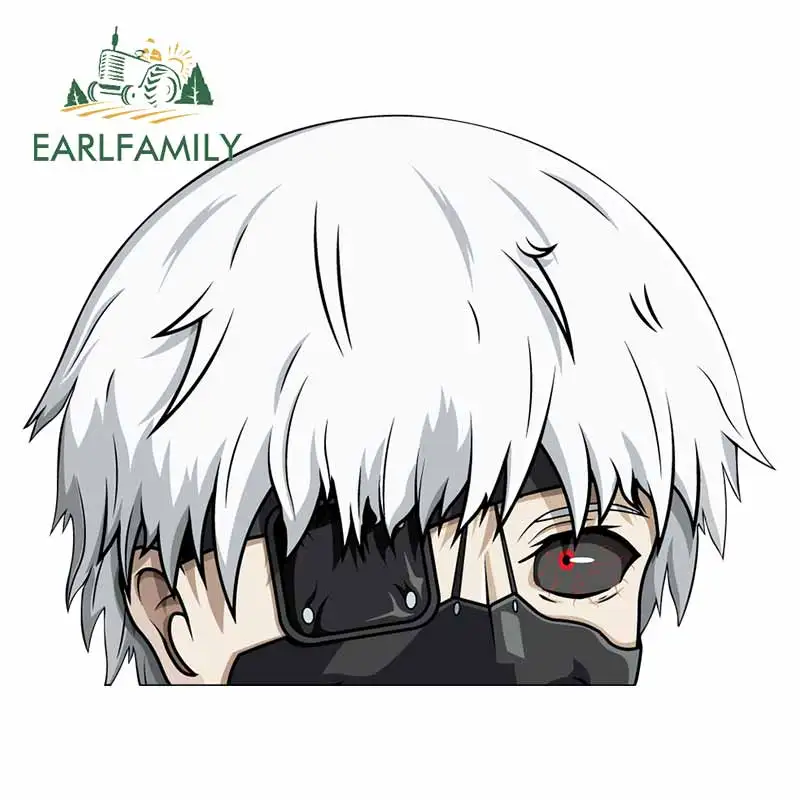 EARLFAMILY 13 см x 9 8 для Tokyo Ghoul Kaneki Peeker виниловые наклейки на машину Бампер Окно аниме