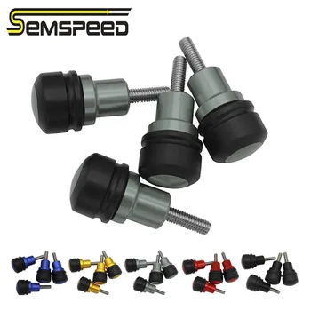 

SEMSPEED 4pcs Motorcycle M6 Front Fender Fork Protector Frame Slider Screw Bolt 6mm For Honda FORZA300 250 125 NSS300 SH300 MF13