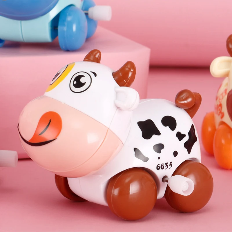 

1pcs Kids Wind Up Toys Animal Clockwork Jumping Walking Educational Toy For Children Baby Gifts Random Color