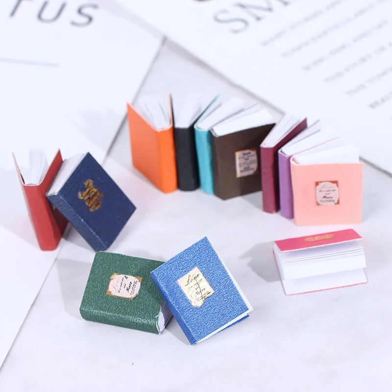 1/12 Dollhouse-Accessories Miniature-Book for Scene-Model
