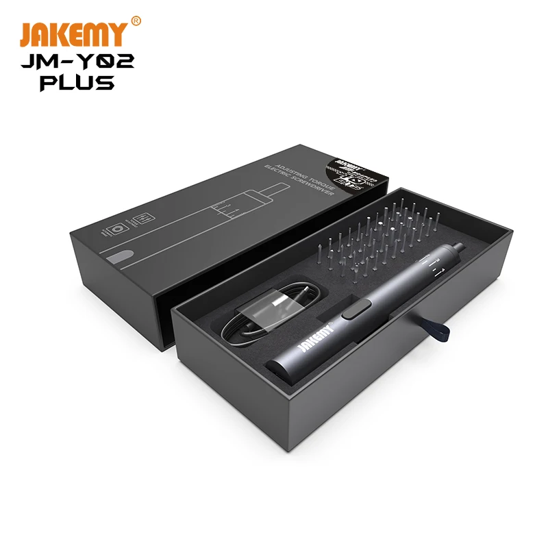 JAKEMY Y02 plus Precision Electric Power Screwdriver Set DIY Repair Tool Kit for Cellphone Camera Laptop Home Improvement JAKEMY Y02 plus Precision Electric Power Screwdriver Set DIY Repair Tool Kit for Cellphone Camera Laptop Home Improvement