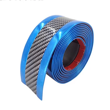 

Carbon Fiber Anti-Collision Strip Skirt Protection 1 Meter Edge Rear Car
