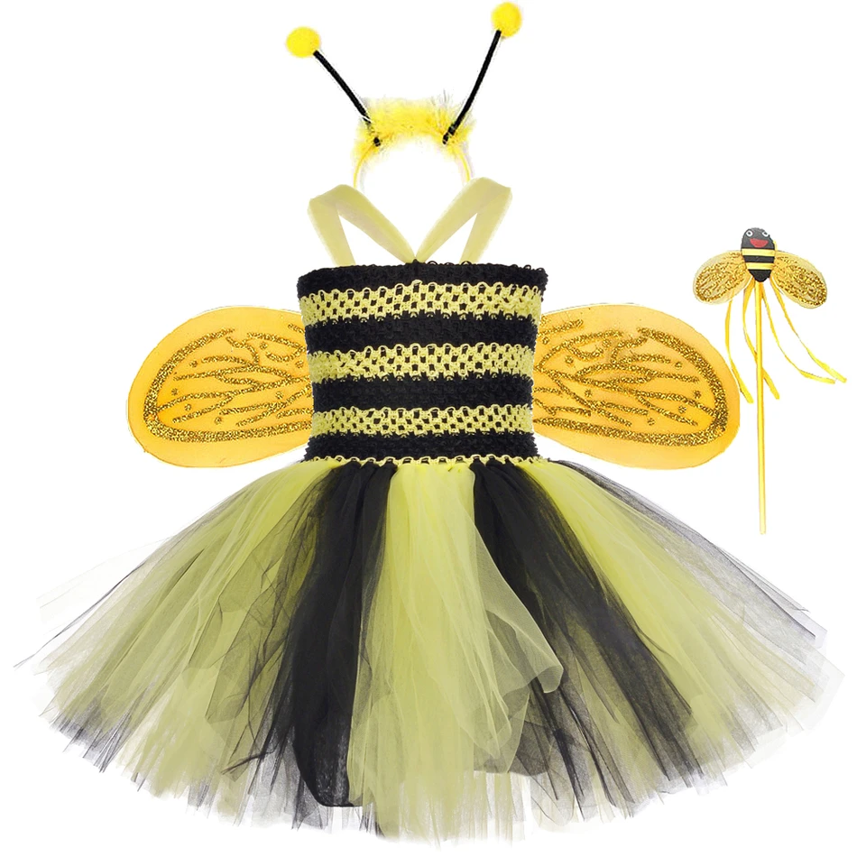 honey bee dress for baby girl