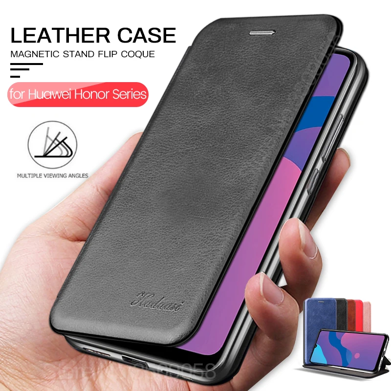 Кожаный флип чехол для Huawei p20 p30 p40 pro lite e p smart z 2019 nova 5t honor 10 20 10i 20s 9x premium 9a 9c