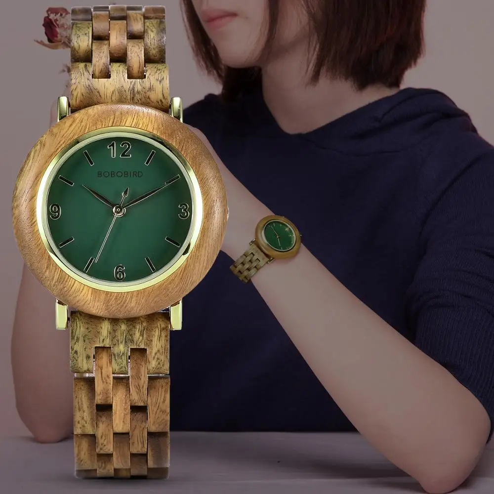 Часы zegarek damski BOBO BIRD Деревянный светильник женские наручные часы Подарок на