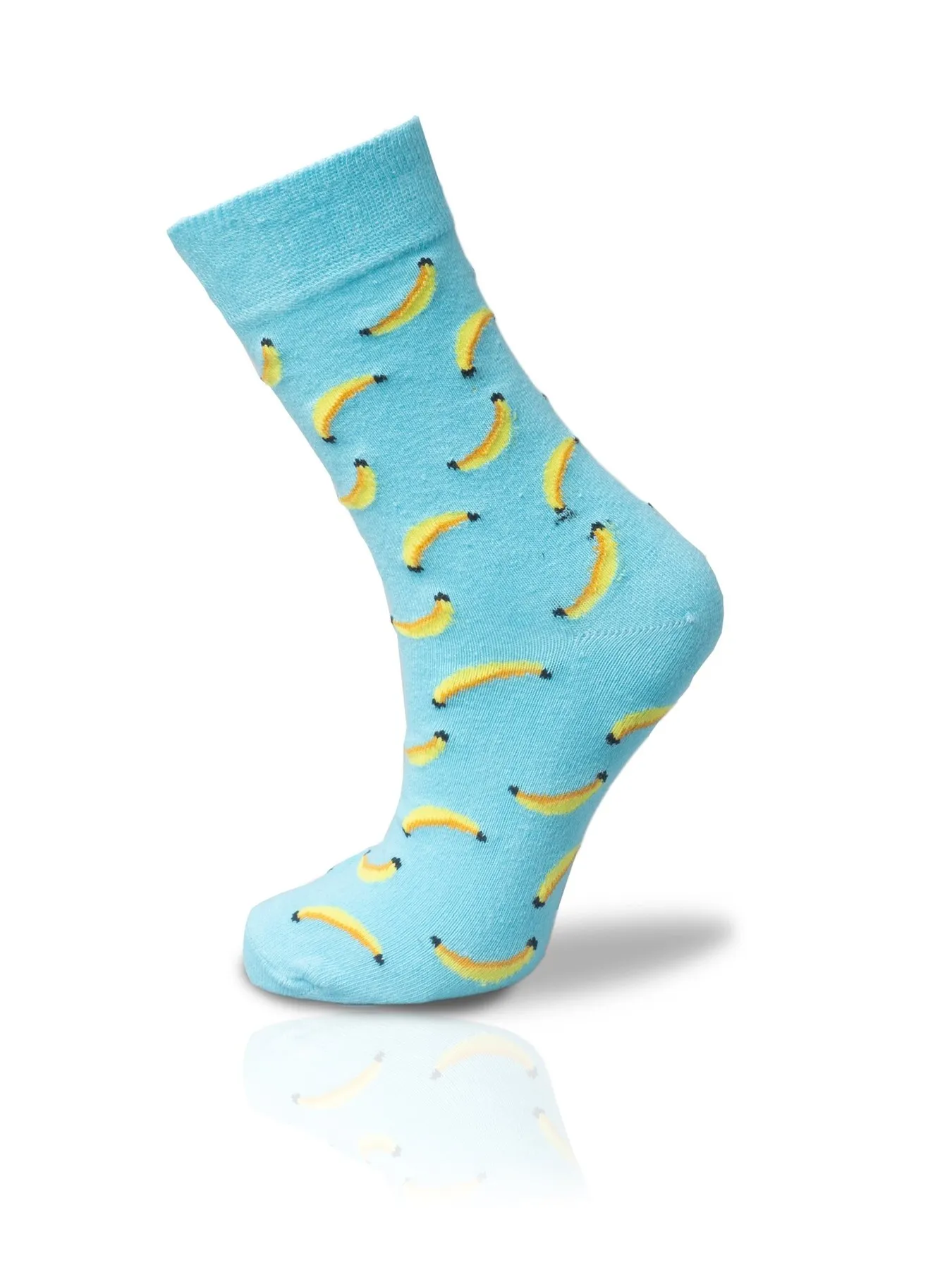 

Turquoise Banana Socket Socks Unisex 36-42