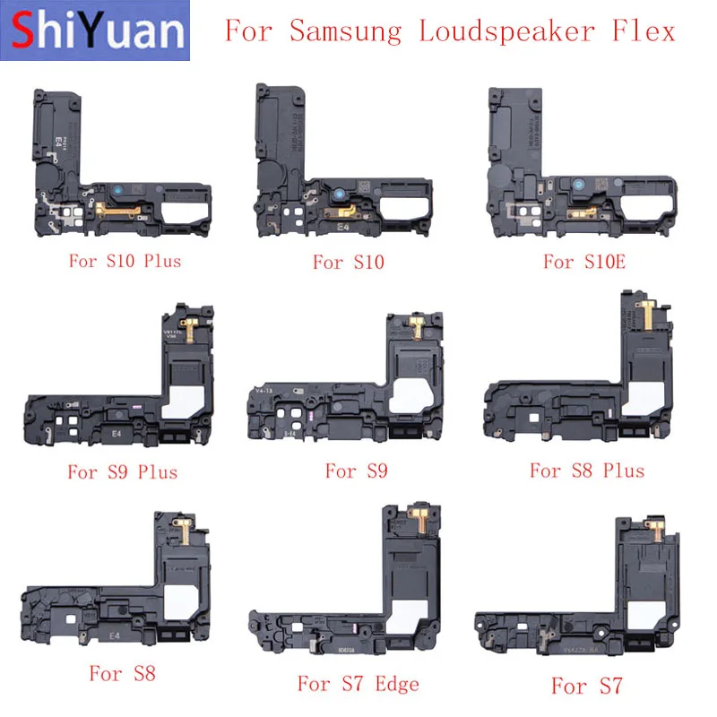 Динамик Звуковой сигнал кольцо гибкий кабель для Samsung S10 S10Plus S10E S9 S9Plus S8 S8Plus S7 Edge