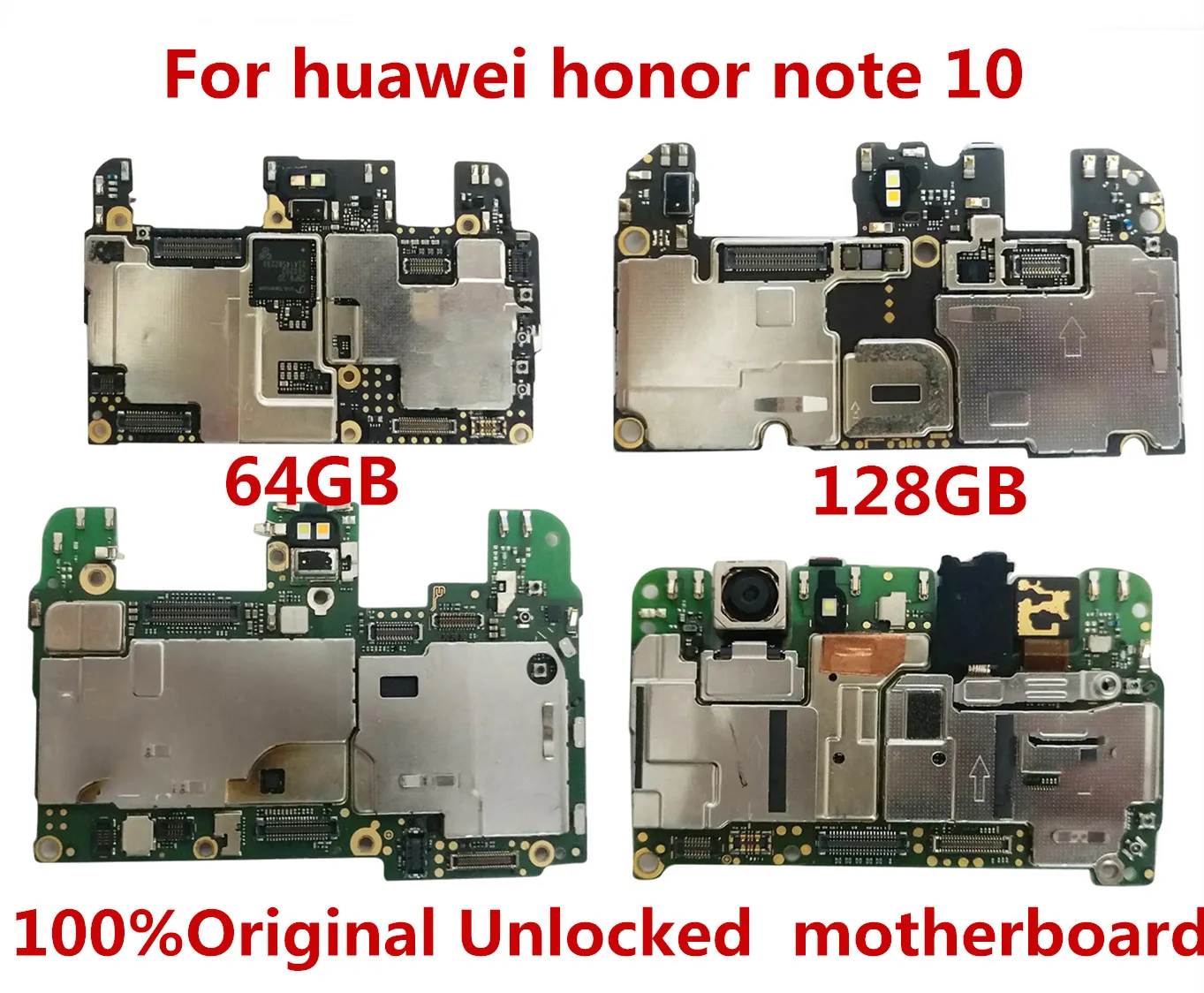 Full Working 100%Original Unlocked for huawei note 10 64GB 128GB motherboard Logic Mother Circuit Board Plate |