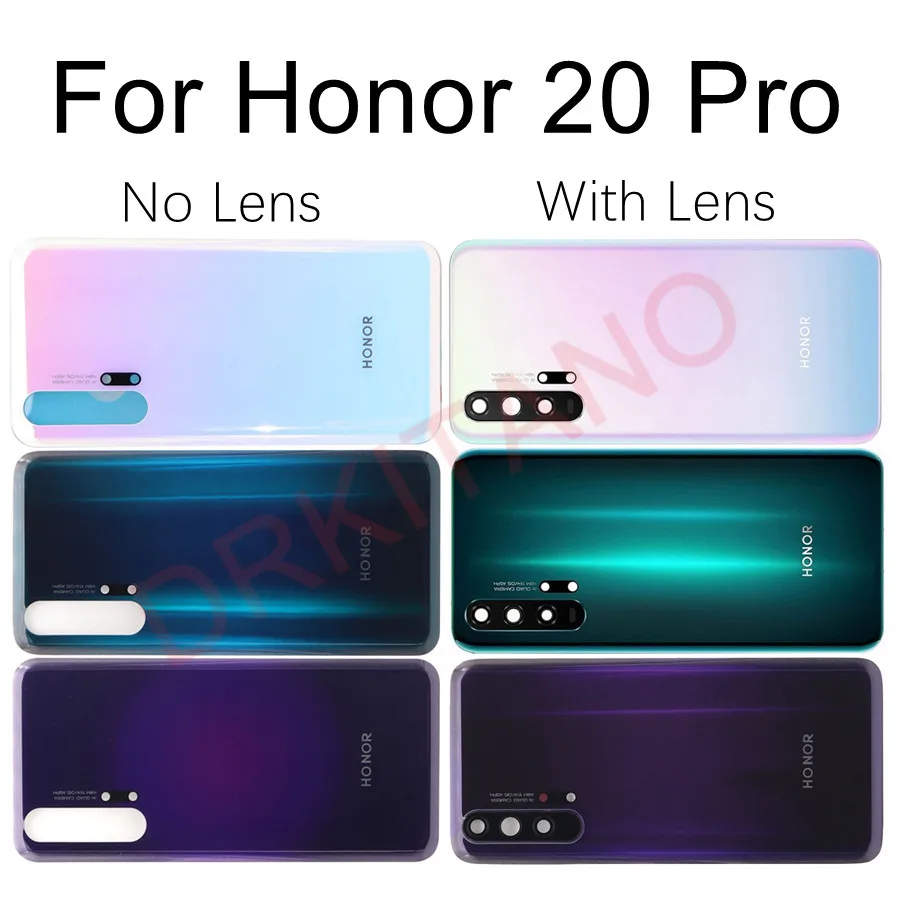 Задняя стеклянная крышка для 6 26 &quotHuawei Honor 20 батареи Корпус задней двери окно