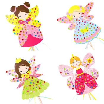 

Colorful Diamond Fairy Stick Handmade Material Package Princess Magic Wand Toys 094F