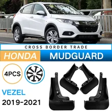 

Car Fender Mudguards For Honda Vezel XRV XR-V 2015-2021 Mud Flaps Mudflaps Splash Guards Front Rear Accessories