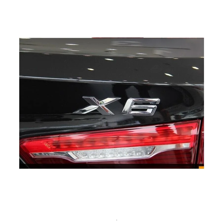 BMW X1 X2 X3 X4 X5 X6 X7 Z4 GT용 브릴리언트 샤이니 글로스 블랙 문자 트렁크 엠블럼 번호 배지
