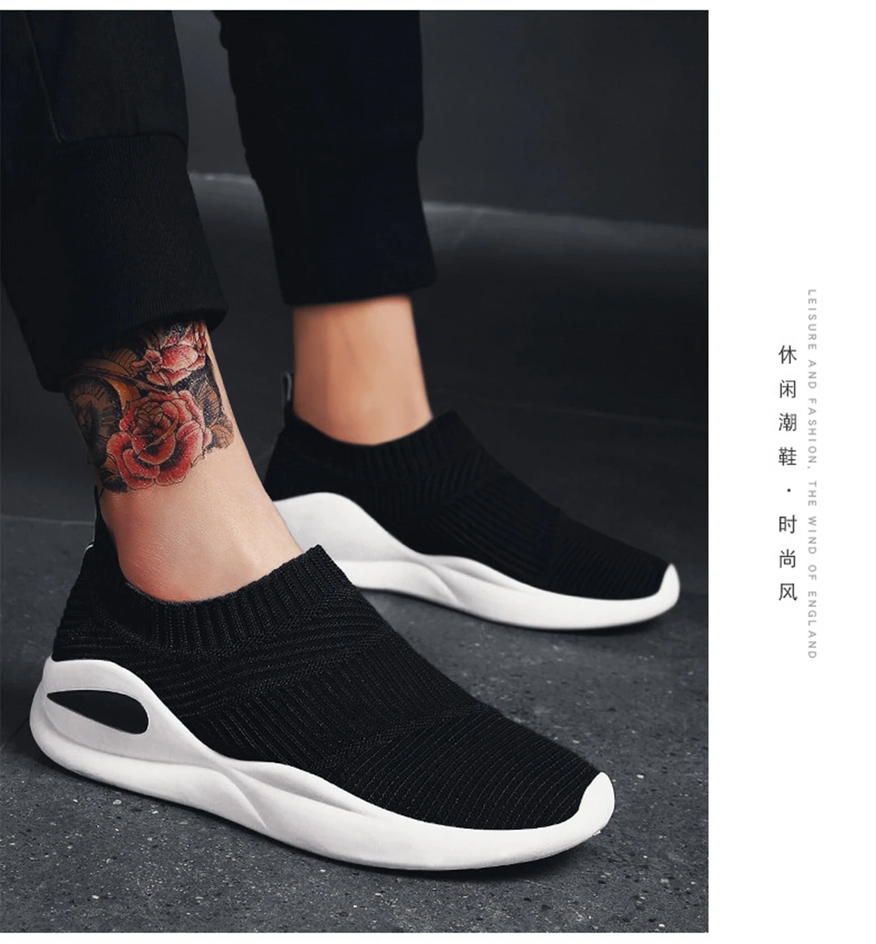 MumuEli/черная, серая, красная Повседневная прогулочная обувь; Мужские дышащие модные брендовые кроссовки без шнуровки; спортивные ; Дизайнерские мужские кроссовки; 906