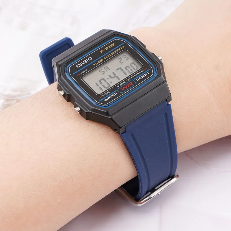 Colorful Silicone Watch Strap For Casio 