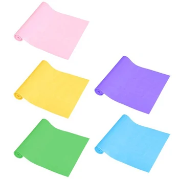 

Long Exercise Resistance Band Set, Leg Stretch Exercise Band, Yoga, Pilates, Stretch Resistance Band 5 Pack