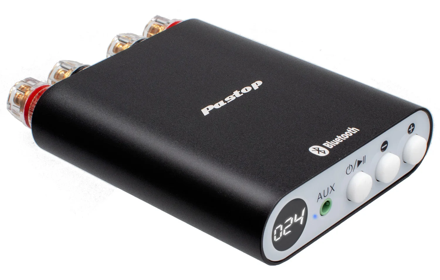 2021 Newest Metal Shell Black TPA3221 BT Amp 2x100W Suit for 2"-10" Speakers  Bluetooth 5.0 Amplifier With DSP Sound