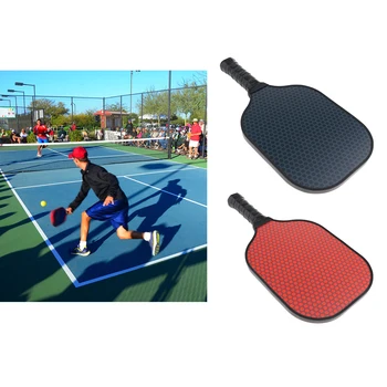 

Count of 2 Reliable Pickleball Paddles, Ultralight Carbon Fiber Racquets, Outdoor Pickle Ball Rackets