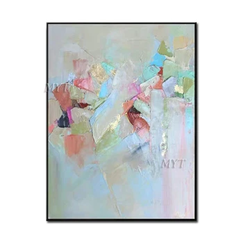 

Beauteous Multicolor Abstract Oil Painting Wall Art Home Decor Picture Modern Oil Painting On Canvas 100% Handpainted No Framed