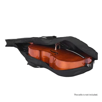 

Hot New Portable 4/4 & 3/4 Cello Gig Carrying Bag Case Backpack Adjustable Shoulder Strap Black