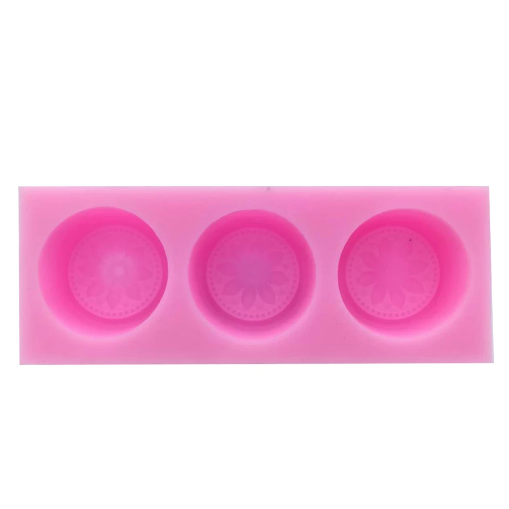 3 cavities soap mold -6