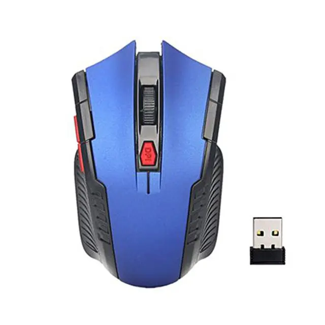 Wireless Mouse Optical Gaming 6 keys 2.4GHz Computer Mice with USB Receiver Voor Adjustable 1600DPI For Computer PC Laptop 113