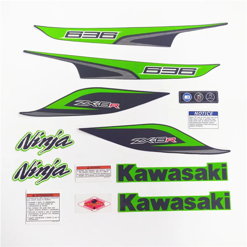 Мотоцикл для Kawasaki NinjaZX6R 13 Ninja ZX6R 2013 полный комплект высокого качества наклейка