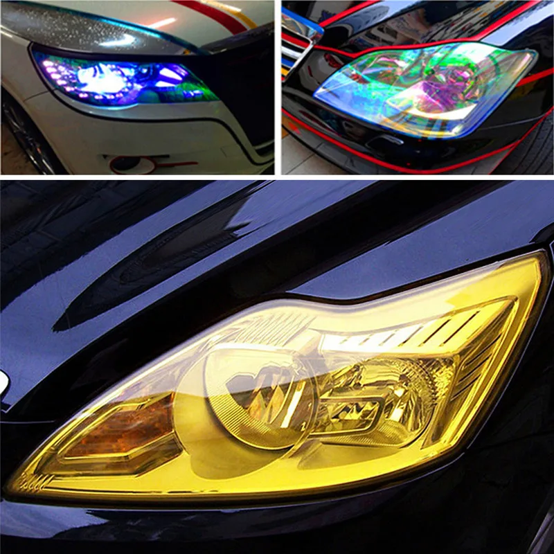 30cm * 100cm Car Styling Headlight Film Car Light Color Film Lamp