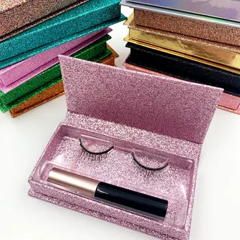 

NEW 5 Magnet Eyelash Magnetic Liquid Eyeliner& Magnetic False Eyelashes & Tweezer Set Waterproof Long Lasting Eyelash Extension