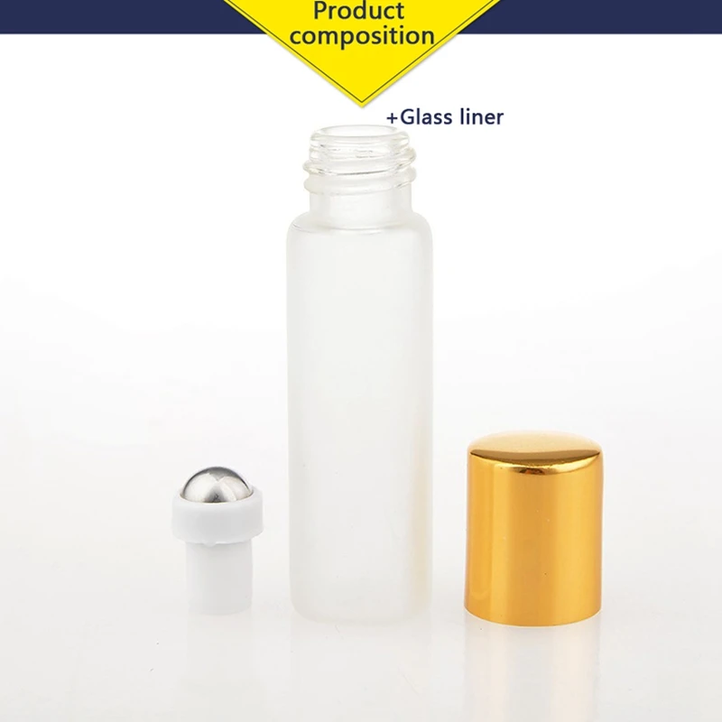 10 Pieces/10ML Refillable Essential Oil Bottle for Travel, Portable Easy Refillable Perfume Spray Bottle with Steel Beads