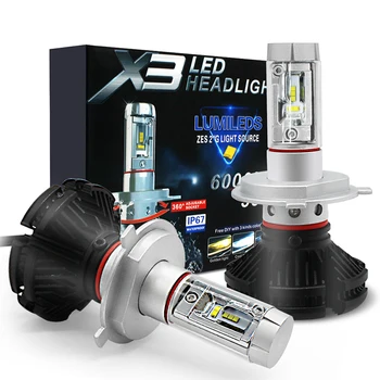 

Amses H7 H4 LED Headlight H1 H3 H11 H8 HB3 HB4 9005 9006 880 881 LED Car Light Bulbs 100W 6000K 12000LM 12V ZES Auto Fog Lamp