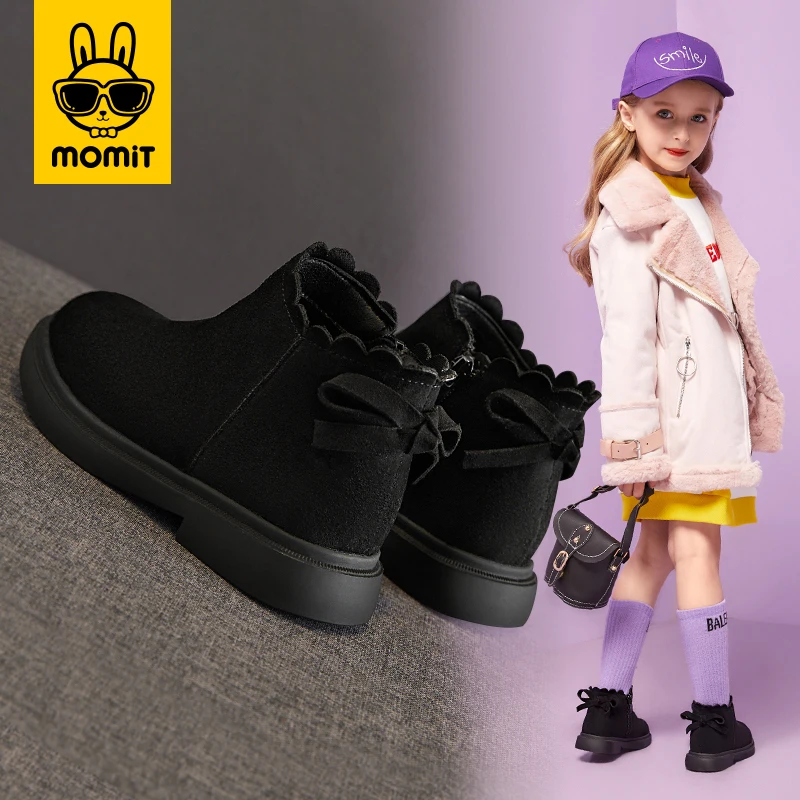 

MOMIT kids shoes for girls and boys 2020 new British Wind Children's Boots Air Princess Short Boots Girl Martin