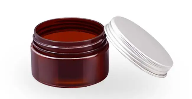 20pcs/lot 100g 150g PET Empty Cosmetic Containers Cases with Aluminium Lid Cream Lotion Box Ointments Bottle Food Bottle Makeup