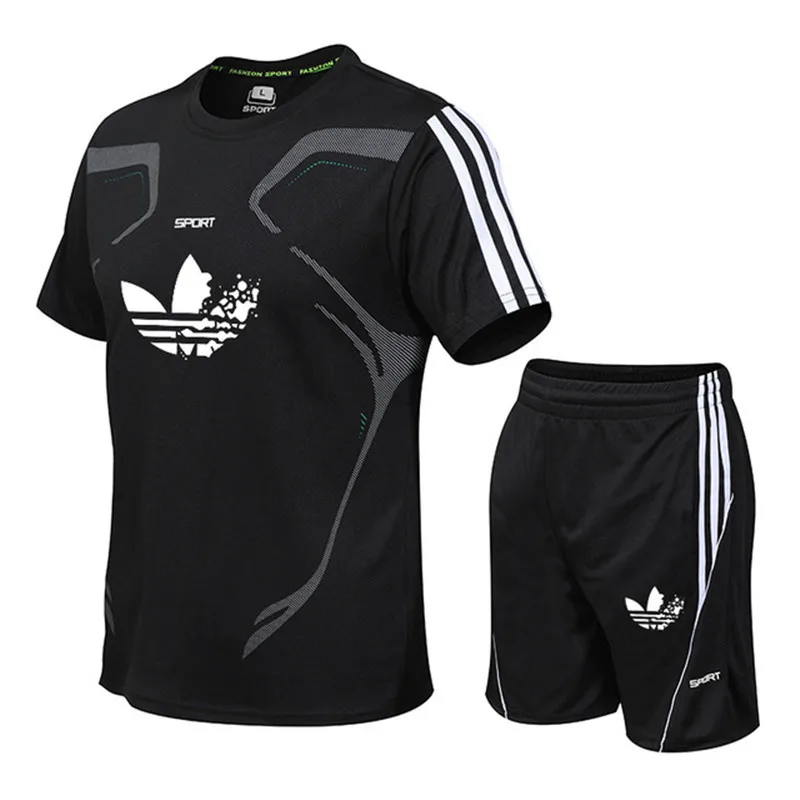 

New Brand quick-drying men's sports running suit basketball football training sportswear cycling wear fitness sportswear suit