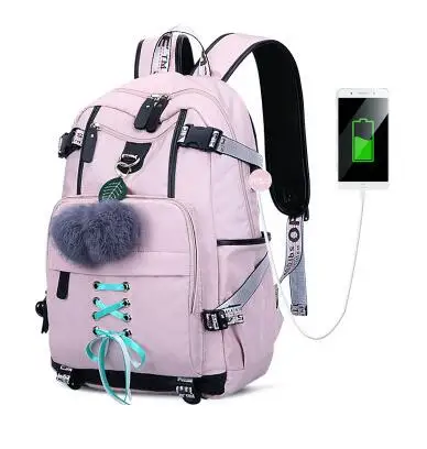 

Junior High School Students Backpack Girl Bag Shoulder Bag Female Large Capacity Backpack Korean Waterproof Notebook Bag