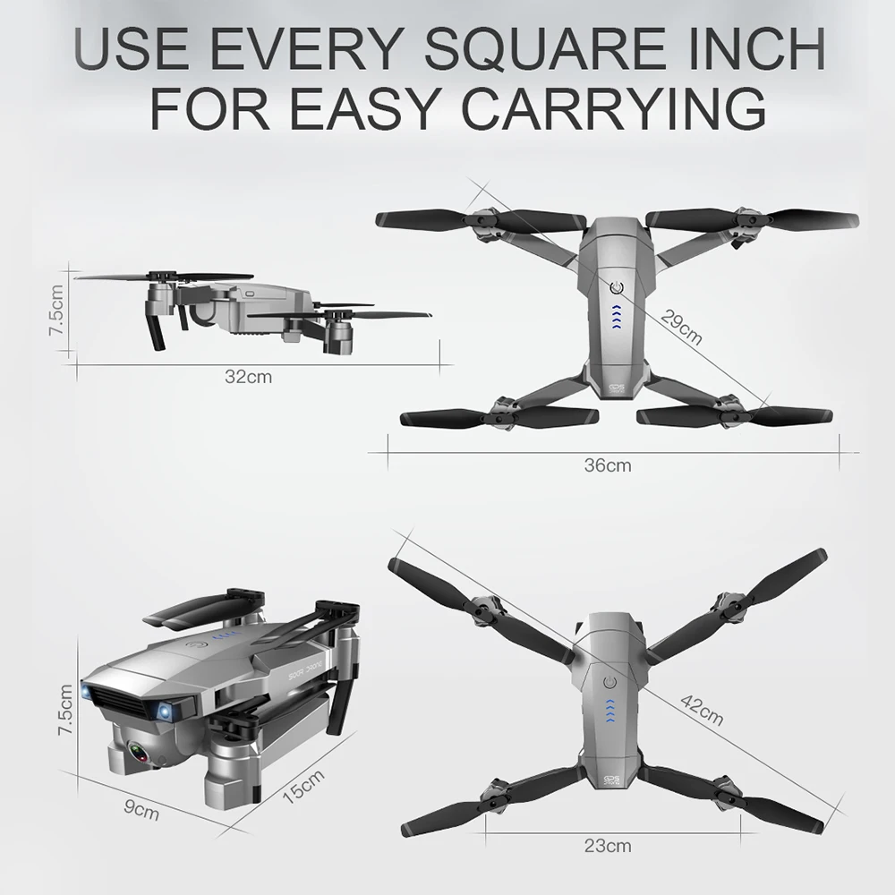 SG907 игрушка Drone переносной зарядной станции 4K Камера 5G Wi-Fi и 2,40 ГГц Бла(беспилотный летательный аппарат и gps Функция 4CH 6-осевой игрушка полета и профессиональные Дроны для малыша от радости