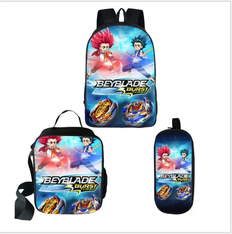 3 шт./компл. высокое качество Beyblade рюкзак модный подарок-сюрприз рюкзак для девочек-подростков, одежда для красивых для мальчиков и девочек школьный ранец