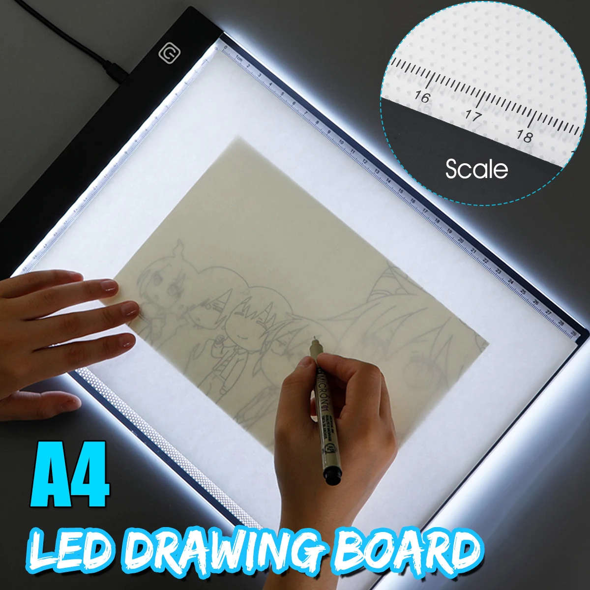  Keria A4 USB LED Light Board Ultra Thin Light Pad