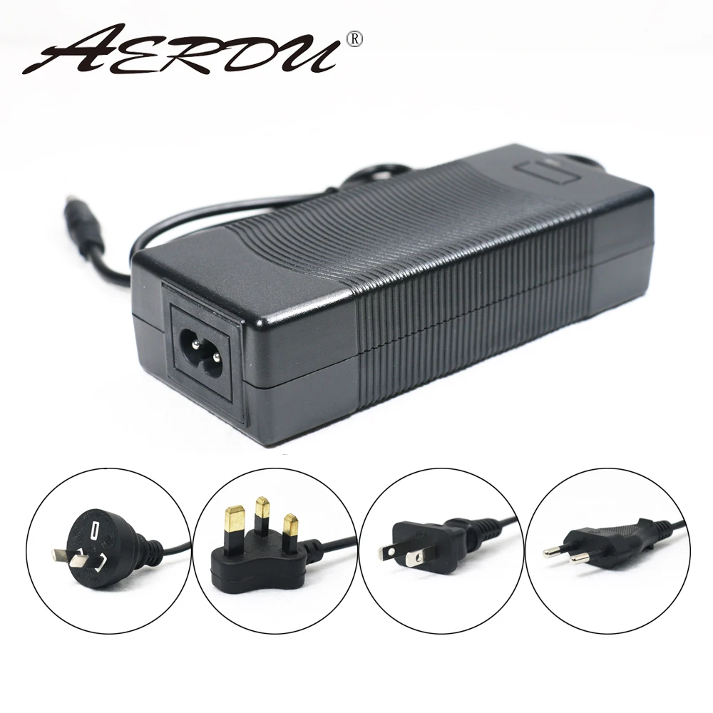 

AERDU 7S 29.4V 4A 24v li-ion battery pack charger Desktop type fast Power Supply Adapter EU/US/AU/UK AC DC 5521 Converter quick