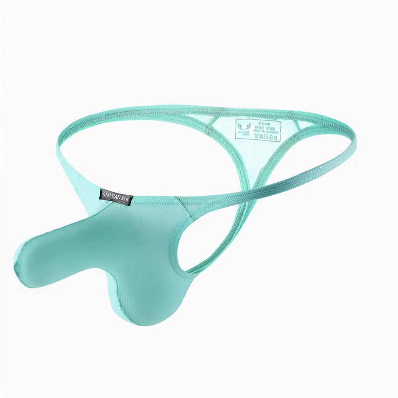

Men Sexy Thongs Elephant Nose Pouch Bikini Underwear Low Waist Breathable Sexy Men's Comfortable Panties G-String Thong