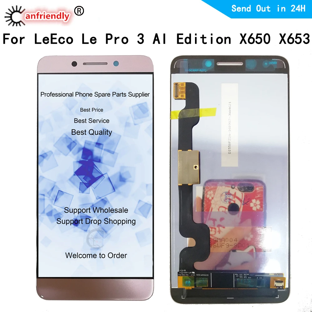 

For Letv LeEco Le Pro 3 AI Edition X650 X653 LCD Display+Touch panel Screen Replacement Digitizer module Assembly Panel Glass