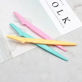 

Eyebrow razor facial hair removal knife makeup remover makeup tool fine-tuning sharper razor epilator set 3pcs