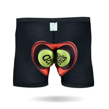 

3D Cycling Shorts Unisex Silicone Bike Bicycle Saddle Padded Underwear Riding Short Pants Men's Sportswear Bicycle Accessories