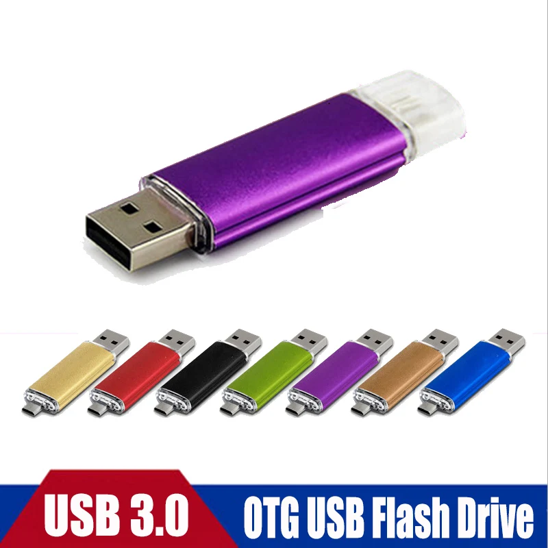 Флеш-накопитель 128 Гб OTG USB 64 ГБ 32 16 8 Флешка 256 Cle 3 0 карта памяти для
