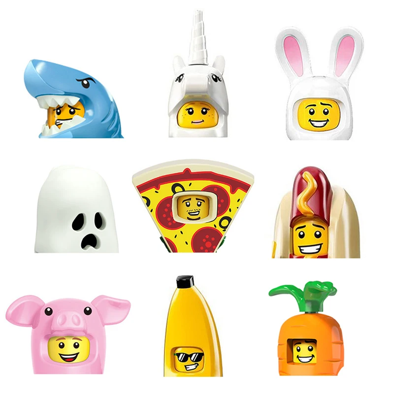 Cosplay Series Figures Mini Bricks Compatibile MOC DIY Assembly Building Blocks Doll Kids Toys