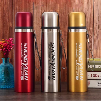 

Large Capacity Stainless Steel Vacuum Flask Female Student Male Outdoor Insulation Pot Water Cup Vacuum Flask Thermos Thermos